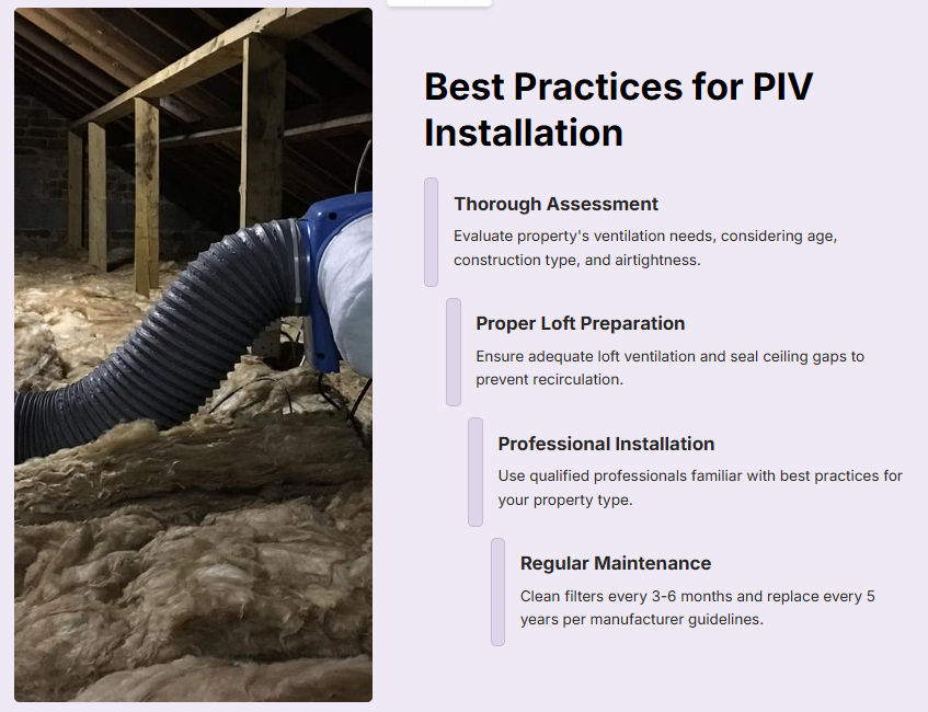 Best Practices for PIV Installation